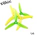 16pcs HQProp Ethix S4 Prop Lemon Lime 5x3.7x3 Tri-Blade Propeller 5 Inch Props for RC FPV Drone Quadcopter