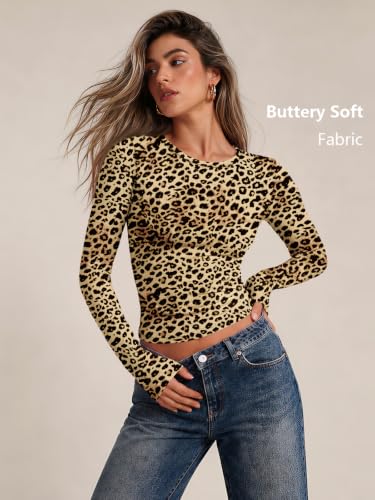 Image of Trendy Queen Womens Long Sleeve T Shirts Fall Fashion Basic Y2K Tops 2026