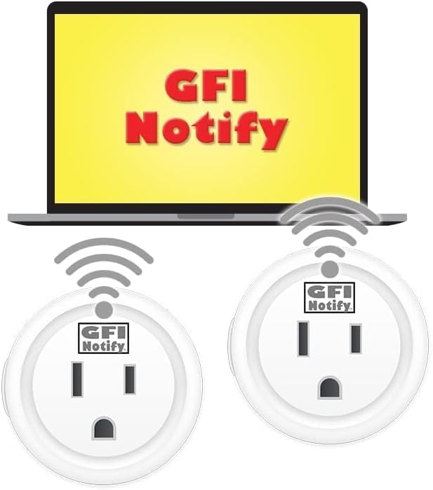 GFI Notify Power Outage Notification System (2 Smart-Plug Bundle)