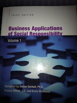 Paperback Business Applications of Social Responsibility Volume I & II Book