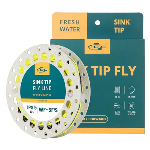 Ligne de pêche à la mouche WF coulée complète plongeante IPS3 IPS5