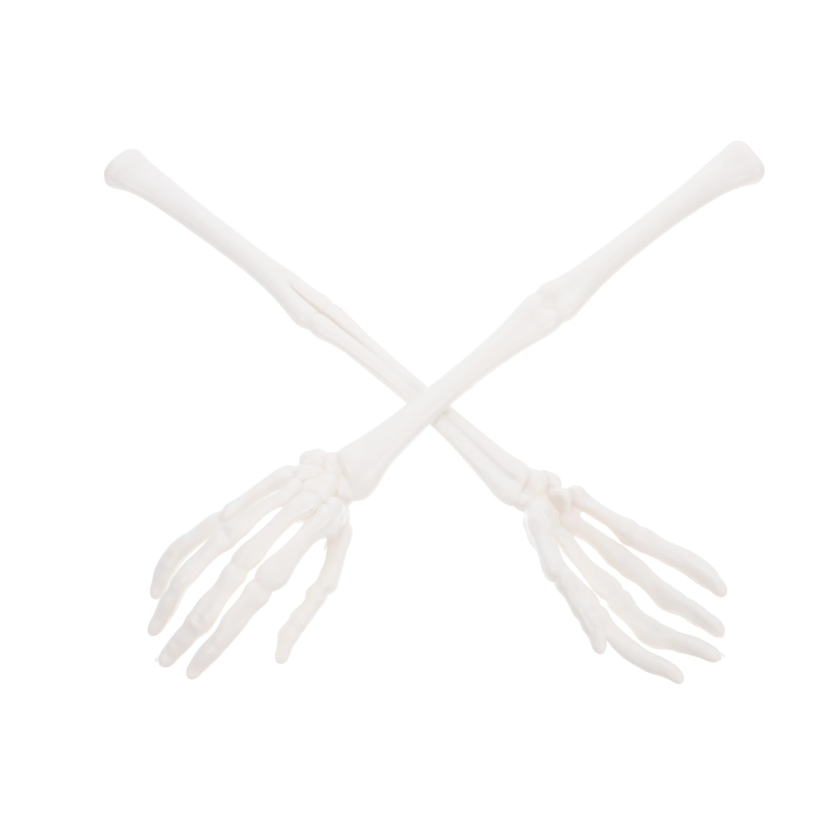 COLLBATH 4 Paar Halloween Skelettarme Kunststoff-skeletthände Skelett-salatzange Realistische Dekoration Party-Requisite