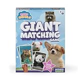 Giant Matching Game Baby Animals - Summer Toys - Game Night - Travel Games - Memory, Learning Game - Jumbo Playing Cards - Card Game for Kids and Adults -Ages 3+