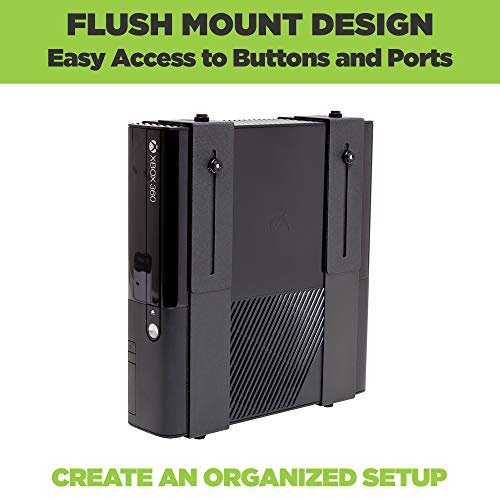 HIDEit Uni-MW Xbox 360 Wall Mount & Xbox One Wall Mount – Black Heavy Duty Steel Adjustable Holder Stand, Fits Set-Top Boxes, Cable TV Boxes, Satellite Receivers & More by HIDEit Mounts - Used condition - Image 5