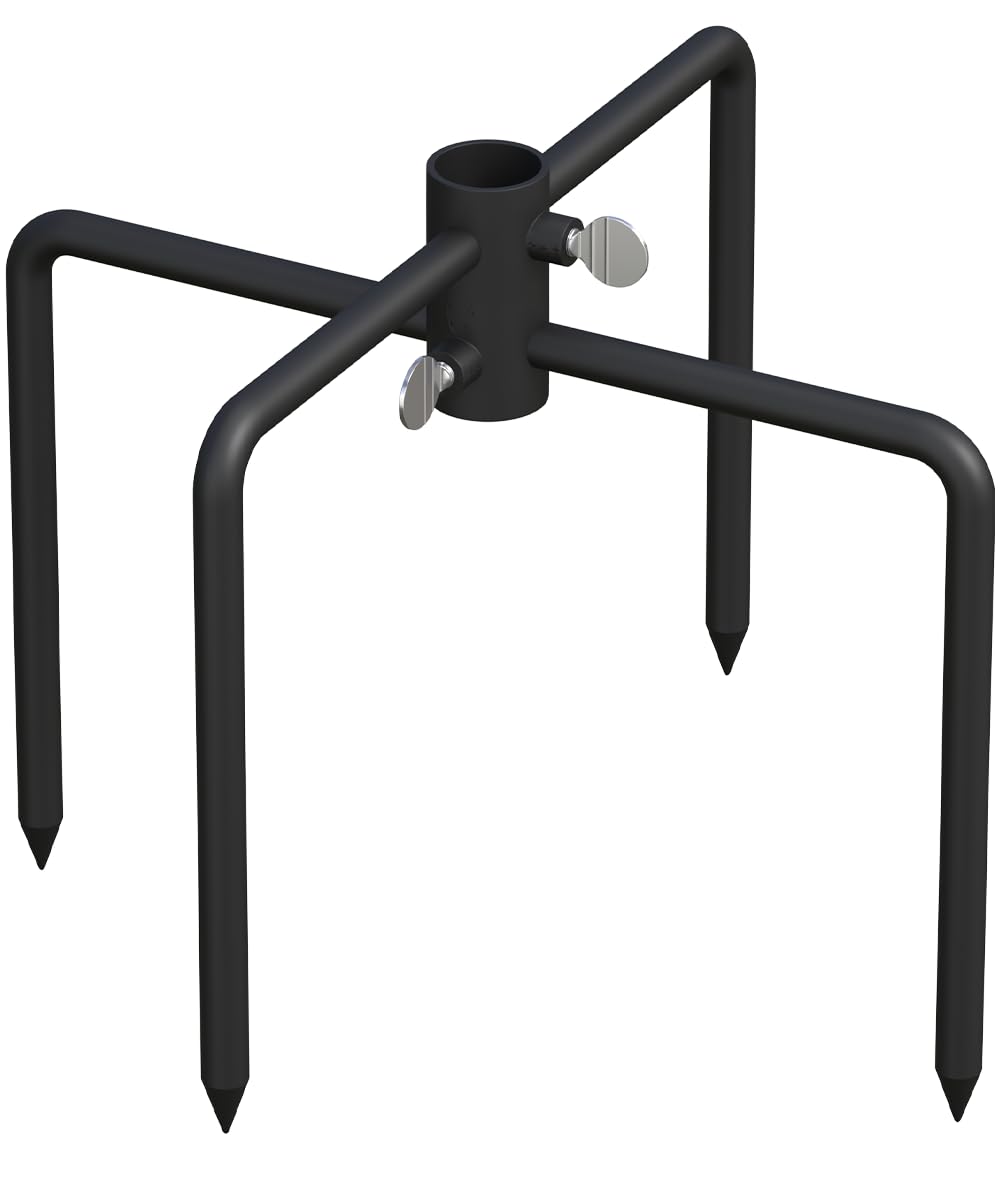 Stabilisateur de poteau Mocomax pour redresser un crochet de berger penché avec 4 broches