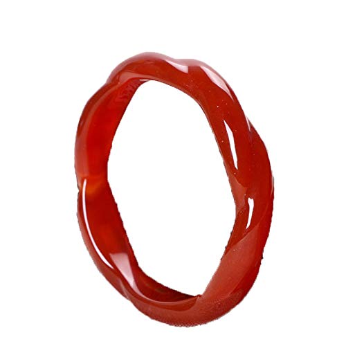 Bracelet agate rouge brésilienne naturelle pour un style quotidien élégant