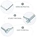NUOBESTY 10pcs D-Shaped Spring Steel Coupler Pins 6x65mm Heavy Duty Wire Locking Pins for Trailer Shaft Positioning and Quick Release in Lawn, Farm, and Industrial Use
