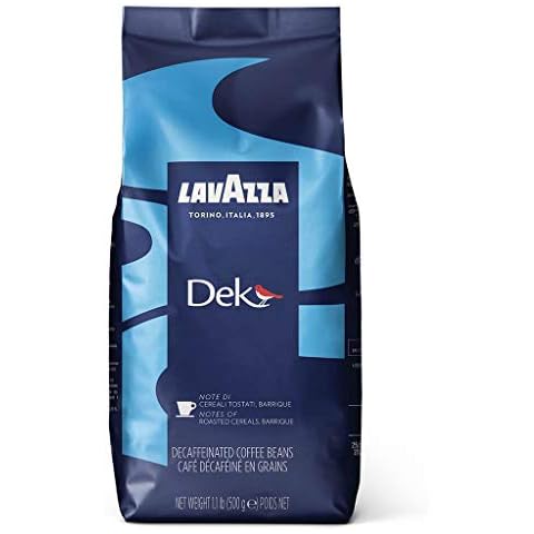 Lavazza Dek Decaffeinated Dark Roast Whole Bean Coffee Cover