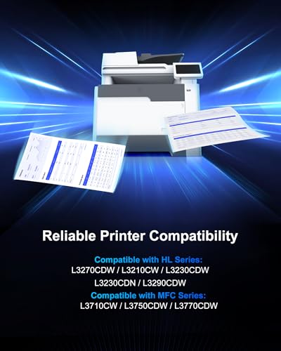 Image of DR223CL Compatible Drum Unit Replacement for Brother DR223CL DR-223CL DR223 Compatible with Brother MFC-L3770CDW MFC-L3750CDW HL-L3270CDW HL-L3290CDW HL-L3230CDW ( 4 Pack)