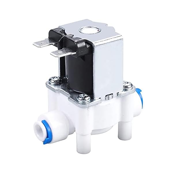 Metaland Water Inlet Solenoid Valve DC12V 1/4" Normally Closed for