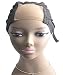 5 Pieces U Lace Wig Cap Black for Women for Making Wigs with Adjustable Strap on the back Weaving Cap one Size Glueless Wig accessories Caps Ross Beauty