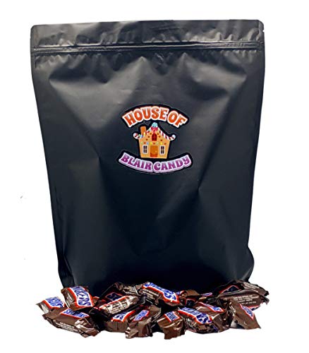 Snickers Fun Size Chocolate Caramel Candy Bars - 5 Lb Resealable Stand Up Bulk Candy Bag (Approx. 125 Pieces) - Bulk Filler Candy For Holidays And Parties #TOP1