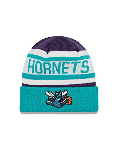 NBA CHARLOTTE HORNETS New Era NBA HWC Biggest Fan 2.0 Cuff Knit Beanie, One Size, Teal