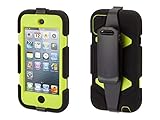 Griffin Black/ Citron Survivor Case + Belt Clip for iPod touch (5th/ 6th gen.) - Extreme-duty case