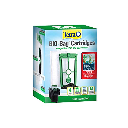 Tetra Bio-Bag Filter Cartridge 1 Count, for Aquariums, with Stay Clean Technology, Medium