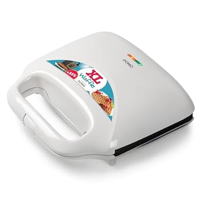 DOMO DO9133W Waffeleisen XL - Waffelautomat für quadratische XL Waffeln 5x6 cm - 900W - Weiß – Bild 3