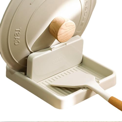 Whrcy Organizador de ollas y sartenes, organizador de esquina plegable, soporte para tapa, estantes para platos, suministros de cocina para el día de la madre, oficinas