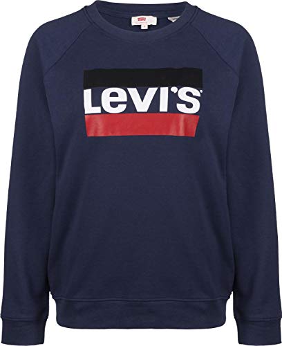 Preisvergleich Produktbild Levi's® Relaxed Graphic Crew W Sweater Medieval Blue