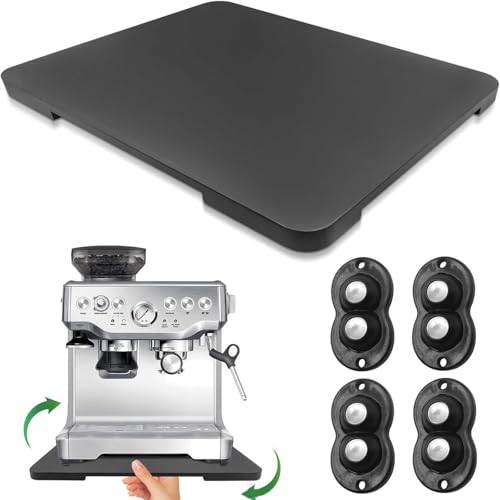 Bandeja deslizante compacta con ruedas para cafeteras individuales 3
