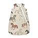 vvfelixl Walking Horse Baby Sleep Sack for 6-12 Months,Baby Wearable Blanket,Zipper Swaddle Transition Sleeping Bag for Infant,Baby Sleep Suit for Newborn Toddler