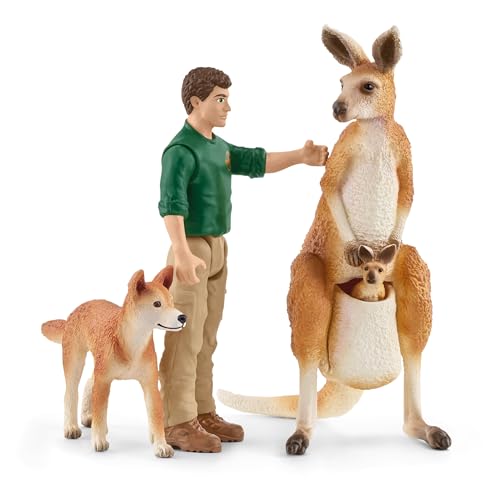 SCHLEICH 42623 Outback Abenteuer (NatGeo), für Kinder ab 3+ Jahren, WILD Life - Spielset