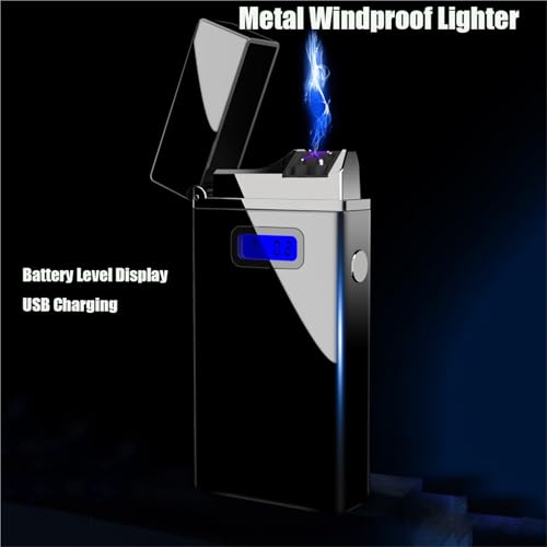 Encendedor metálico cortaviento ultradelgado con diseño abatible miniatura 4