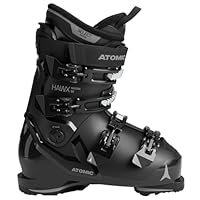 ATOMIC HAWX Magna 80 Skischuhe in Schwarz/Anthrazit - Größe 45/46 - Breite Ski-Boots mit 102 mm Passform & 80er-Flex - Hochwertige Ski-Schuhe mit Prolite-Konstruktion
