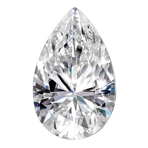 Lab Grown Diamond 0.25-carat Pear Shape Calibrated 5.4x3.5mm, VS1/F Clarity Color - 1Pcs