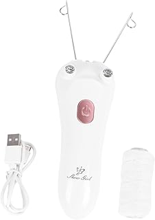 IWOWHERO Depilador De Fio De Algodão Facial Depilador De Beleza Feminino Elétrico Removedor De Pêlos Faciais Feminino Barbeador Feminino Para Mulheres Ferramenta De Rosqueamento Depilação