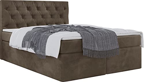 WFL GROUP Boxspringbett mit Bettkasten 120x200 140x200 160x200 180x200...
