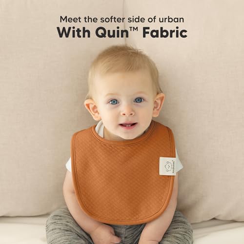 Image of KeaBabies 8-Pack Baby Bibs for Drooling and Teething, Soft (Sahara) | Organic Quilted Cotton Cloth Drool Bibs for Baby Girl, Boy, Toddler, Newborn, Infant, Soft & Super Absorbent