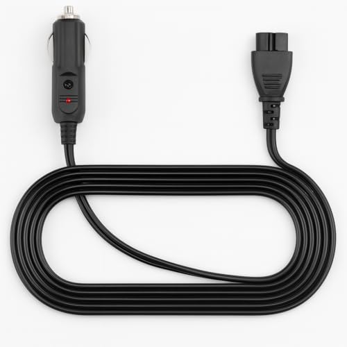 ROCGORLD R8 Tire Inflator Power Cord, 10 Feet, 14 Gauge, 12V DC Cigarette Lighter