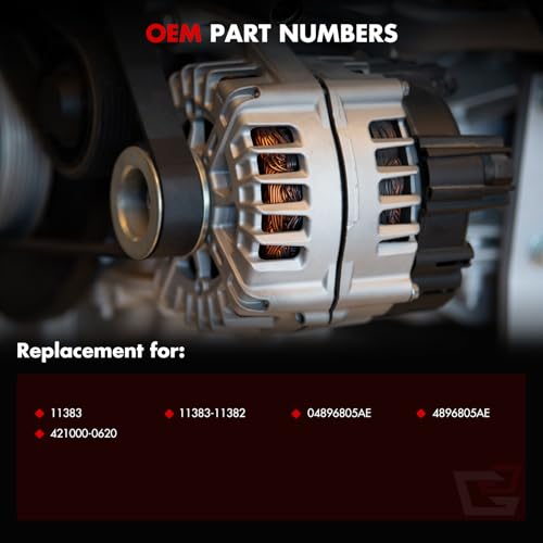 GDSMOTU Alternator for Chrysler for 300 2008-2010 (V8 6.1L/V6 3.5L/V6 2.7L) by GDSMOTU - Used condition - Image 4