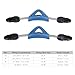 2PCS Diving Fin Strap, Diving Spring Fin Strap Stainless Steel Diving Fin Heel Strap with Quick Release Buckles for Scuba Diving (L)