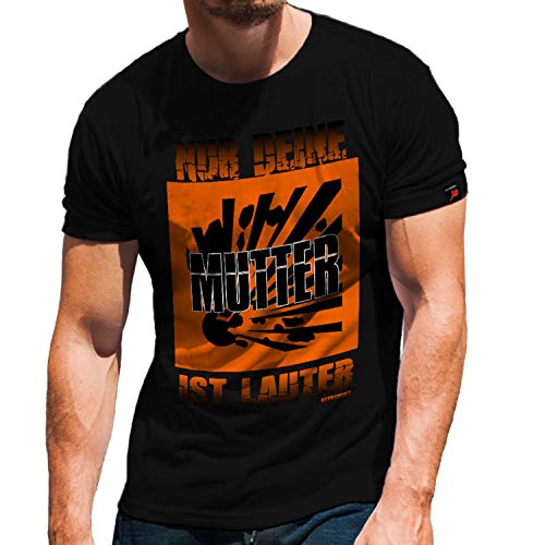 T-shirt amusant Nur Deine Mutter lauter vêtement confortable