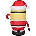 Gemmy Christmas Airblown Inflatable Inflatable Minion Stuart Licking Candy Cane, 3.5 ft Tall, Yellow