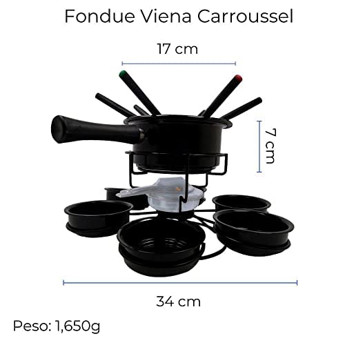 Forma 7917 Conjunto para Fondue Viena Inox, 16 Peças