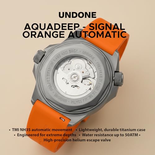 Image of UNDONE Aqua Collection - Mens Automatic Watch, Dive Watches for Men