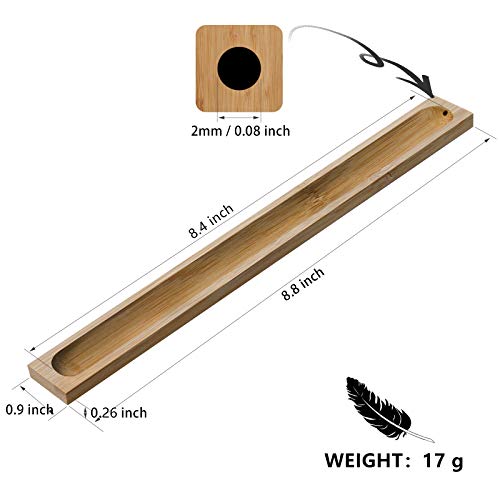 Sigzkk SGZ-001 2 Pieces Natural Bamboo Incense Stick Holder Home Incent Burner thumb #3