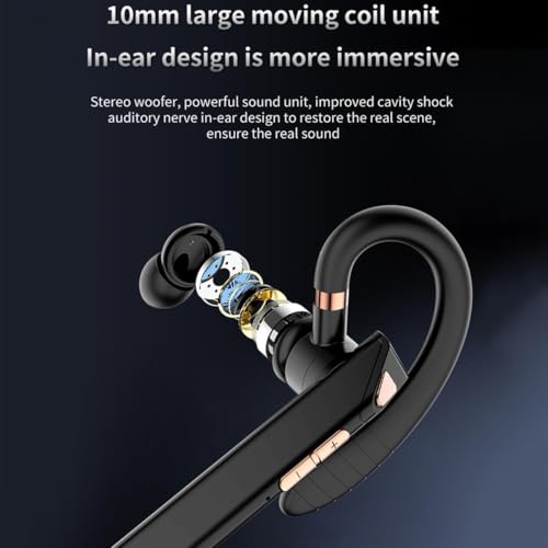 Auriculares inalámbricos Bluetooth 5.2 con micrófono miniatura 4
