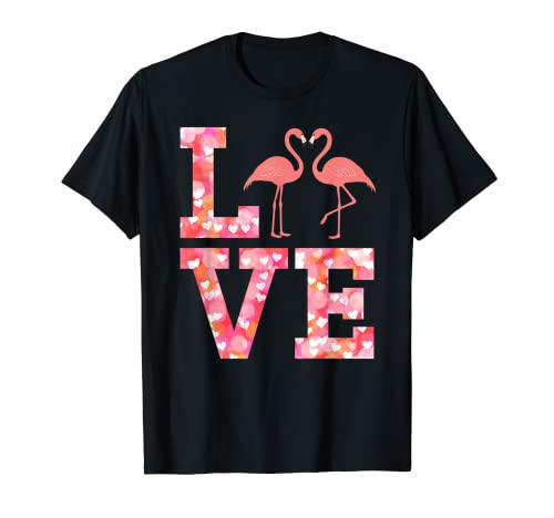 Flamenco Lovers Pink Flamingos Fiesta de Cumpleaños Bonito regalo de amor Camiseta