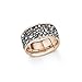 Produktbild s.Oliver Damen-Ring IP Rose Swarovski Edelstahl Kristall grau Gr. 54 (17.2) 2015142