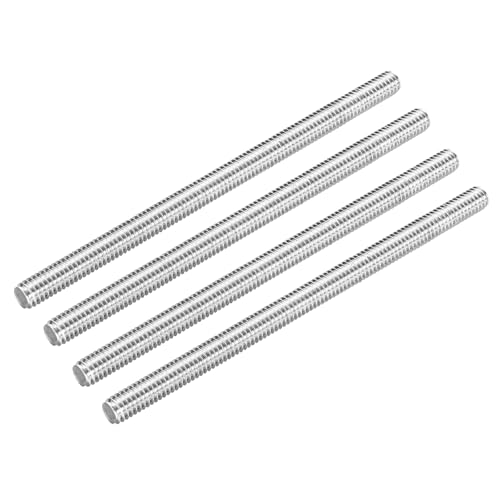 QUARKZMAN 4Pz Barra Filettata 5/16-18 UNC Passo Barre Filettate in Acciaio Inox 304 Destrorse Perni Barra Completamente Filettati Aste,100mm