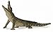 CollectA Wildlife Nile Crocodile Leaping with Movable Jaw Toy Figure - Authentic Hand Painted Model