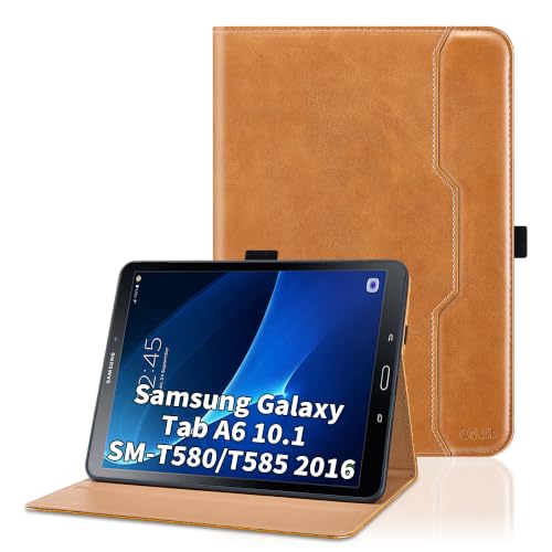 Funda Samsung Tab A6 10.1 con ángulos ajustables y bolsillo integrado