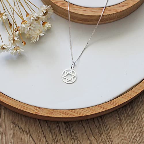 AMENNA, Pingente Estrela de Davi Pequeno Prata 925