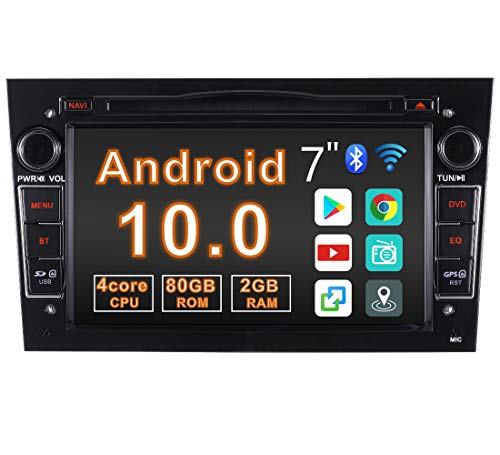Autoradio Android 10 Coche Radio 7 Pulgadas 2 DIN Lector CD para...