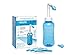 RHINICLEAN Kit pour irrigation nasale - 1 dispositif, 10 sachets de sel pharmaceutique made in france - Kit Lavage de Nez & Sinus -Neti Pot/Douche Nasale -Dès 4 ans