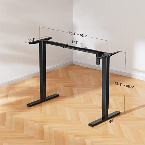 Ergear Electric Stand Up Desk Frame Height Adjustable Table Legs Sit Stand Desk Frame Ergonomic Standing Desk Base Workstation Frame Only #TOP2