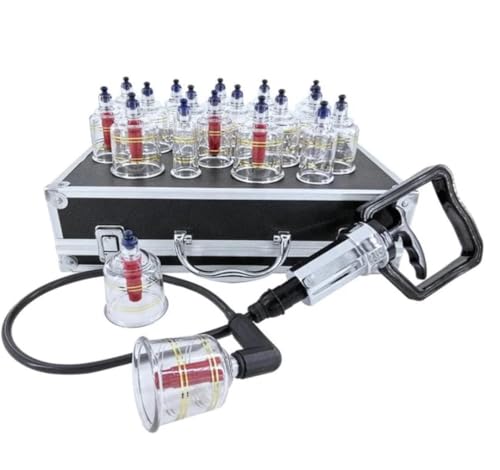 NEW Professional korean Vacuum Cupping Set With Cupping Gun Porta...